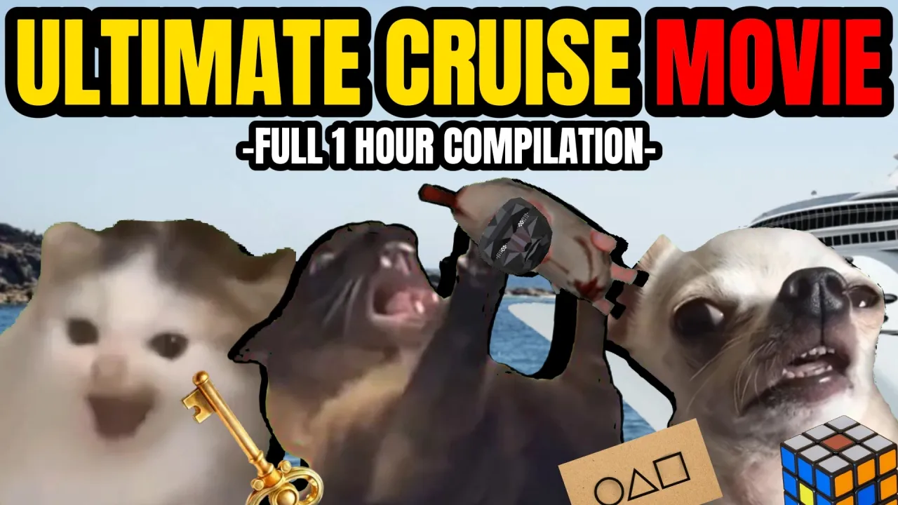 Ultimate Cat Meme Cruise: 1 Hour Compilation of Pure Feline Fun
